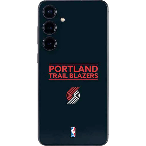 NBA Portland Trail Blazers Standard - Black Galaxy S25 Skin